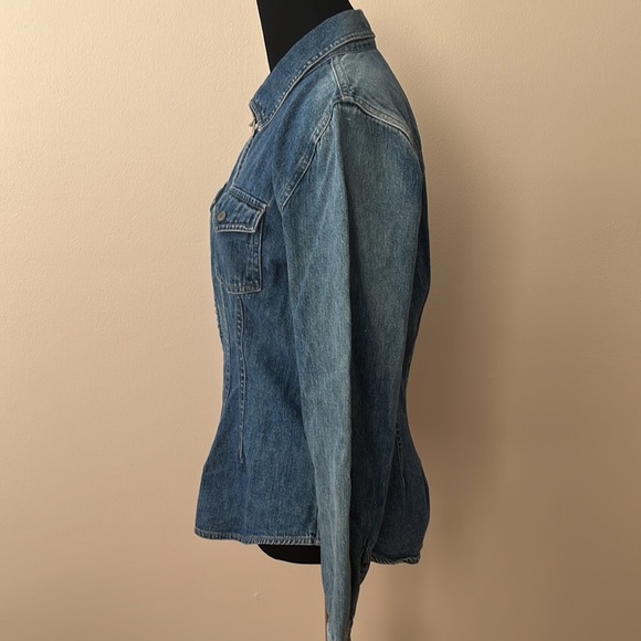 Vintage American Eagle Denim Shirt Jacket - Picture 11 of 13